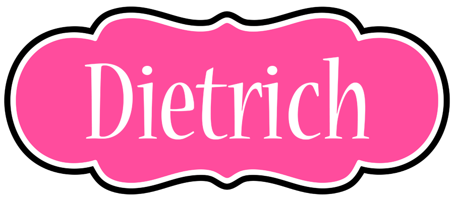 Dietrich invitation logo
