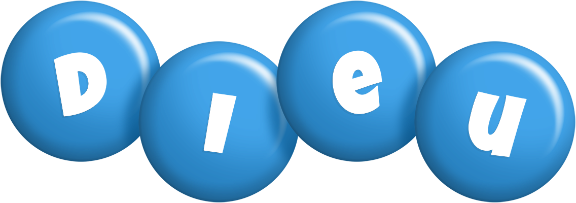Dieu candy-blue logo
