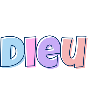 Dieu pastel logo
