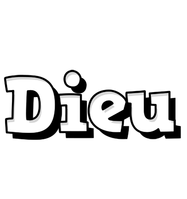Dieu snowing logo