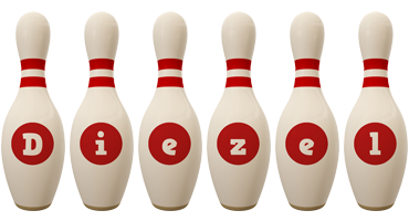 Diezel bowling-pin logo