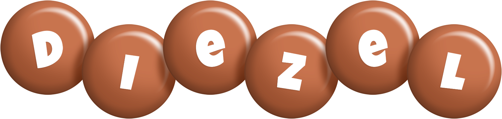 Diezel candy-brown logo