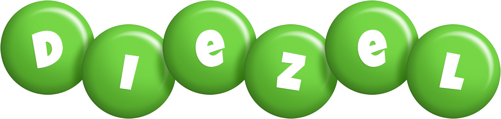 Diezel candy-green logo