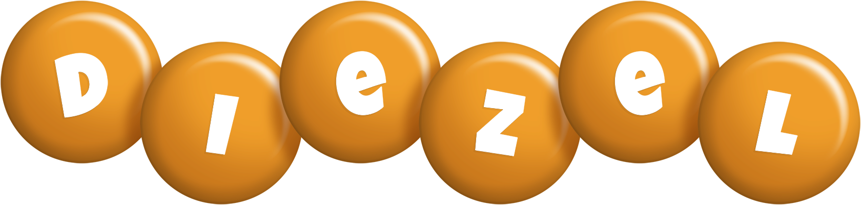 Diezel candy-orange logo