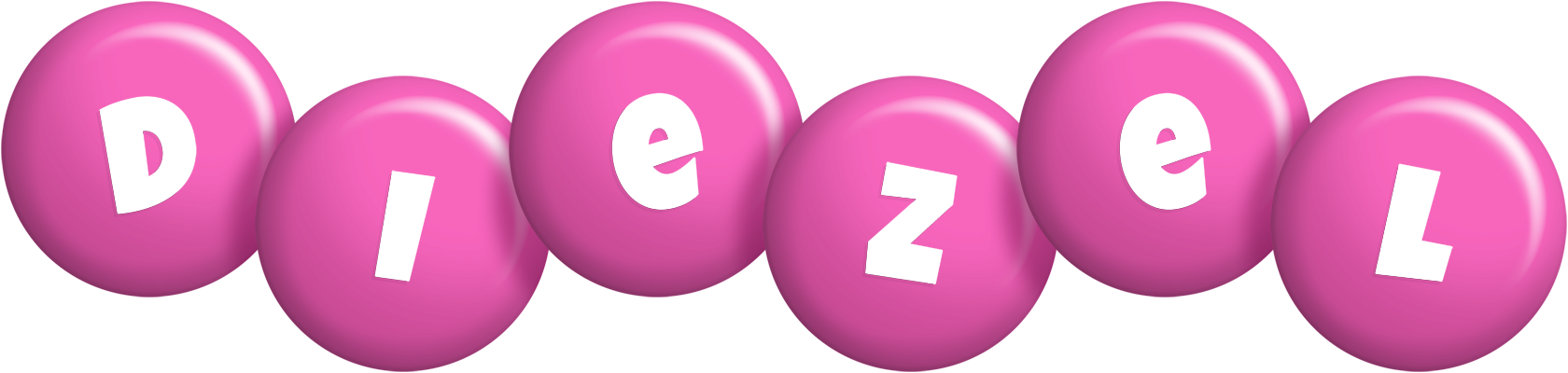 Diezel candy-pink logo