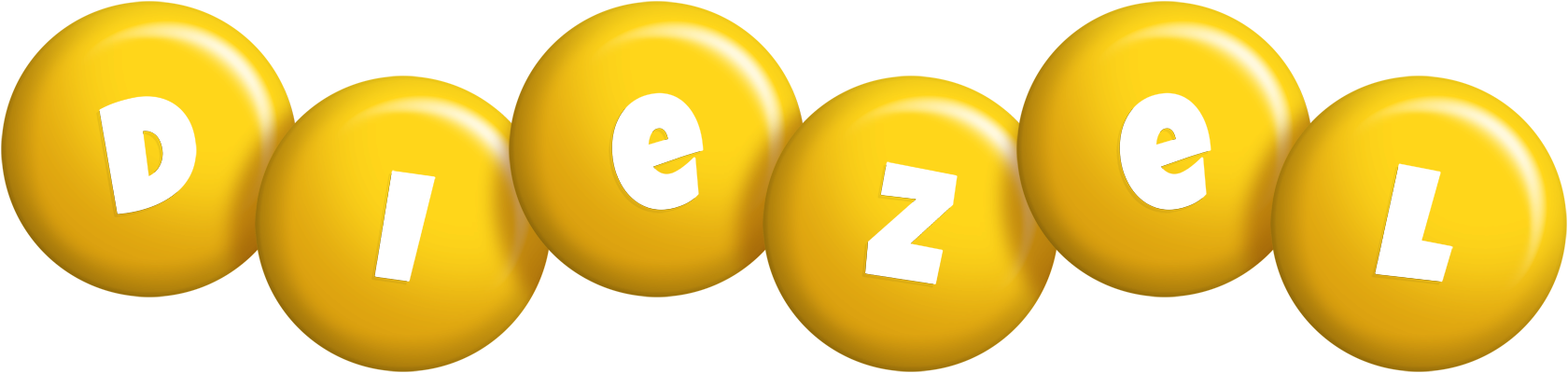 Diezel candy-yellow logo