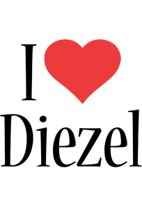 Diezel i-love logo