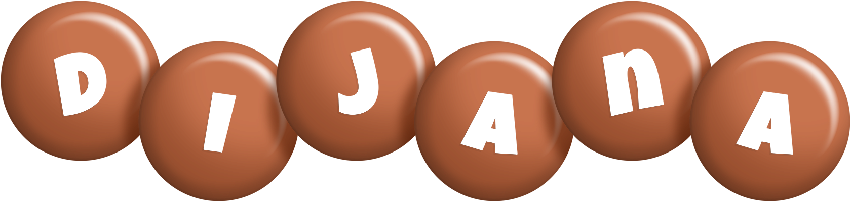 Dijana candy-brown logo