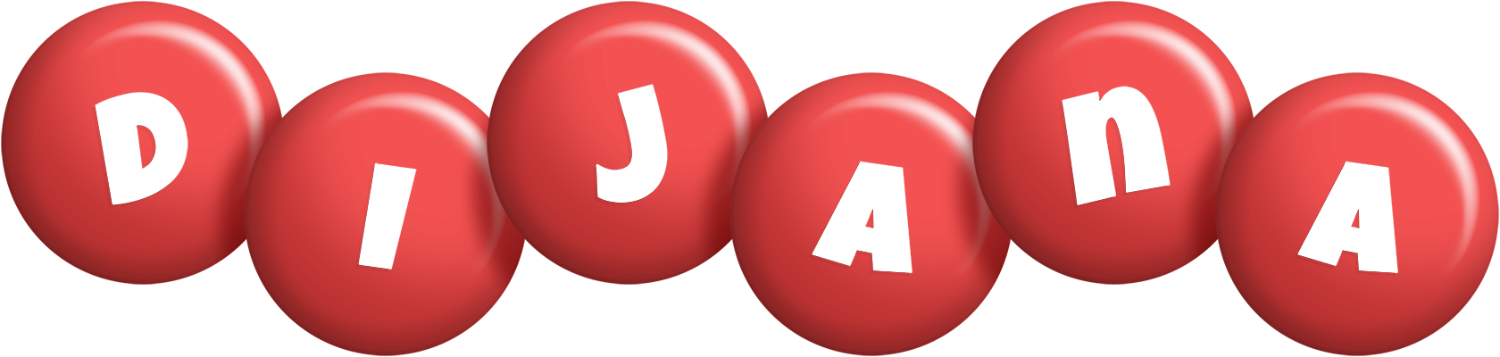 Dijana candy-red logo