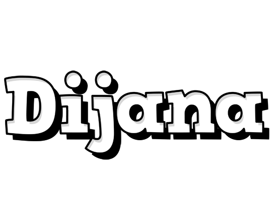 Dijana snowing logo