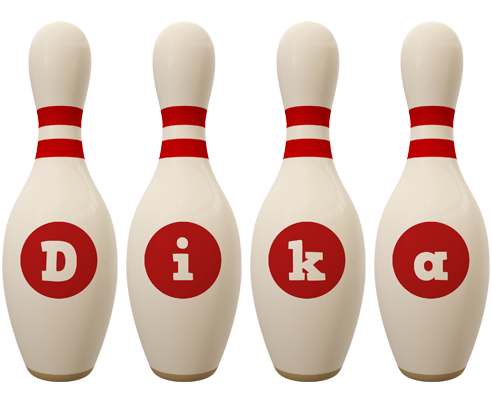 Dika bowling-pin logo