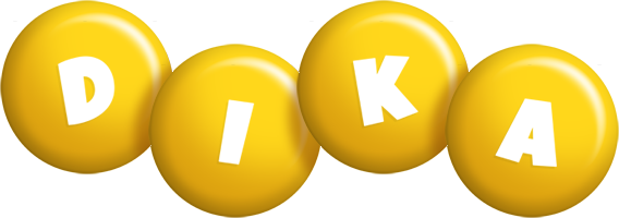 Dika candy-yellow logo