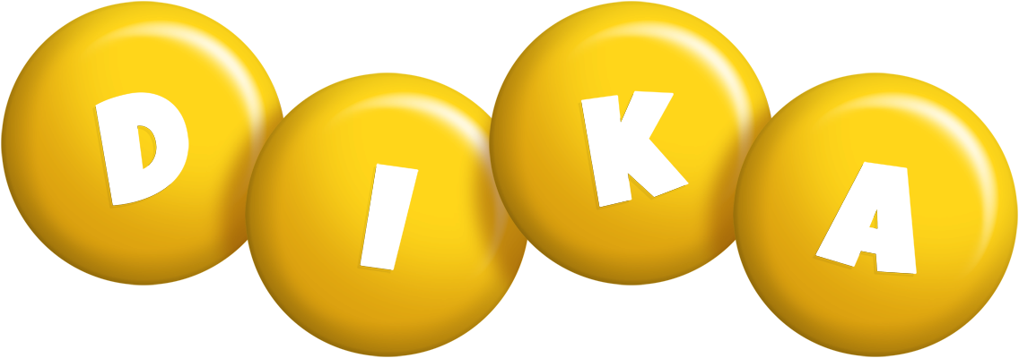 Dika candy-yellow logo