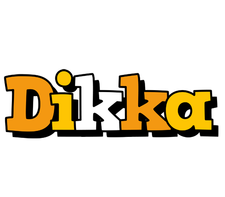 Dikka cartoon logo