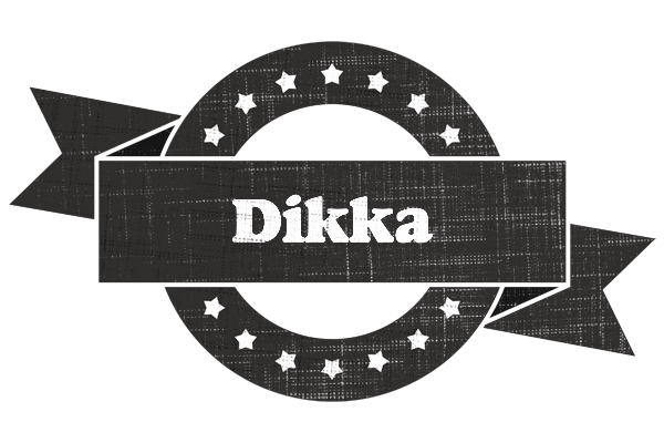 Dikka grunge logo