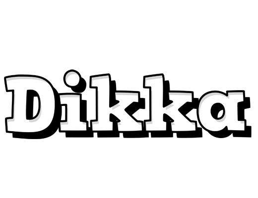 Dikka snowing logo