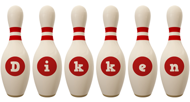 Dikken bowling-pin logo