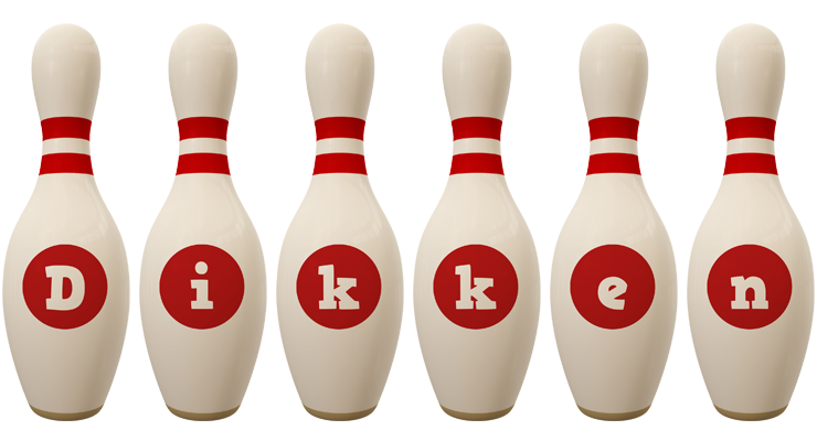 Dikken bowling-pin logo