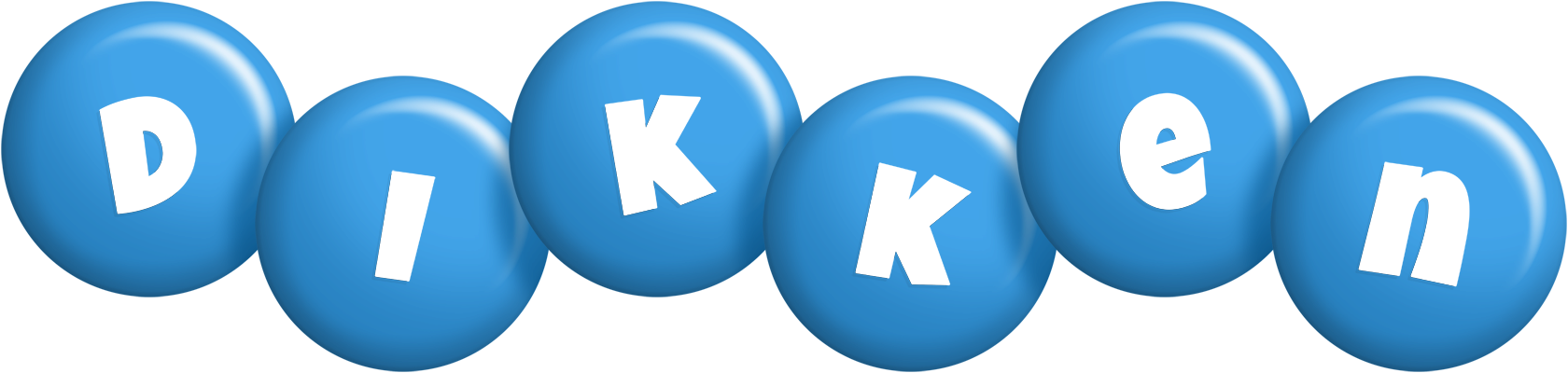 Dikken candy-blue logo