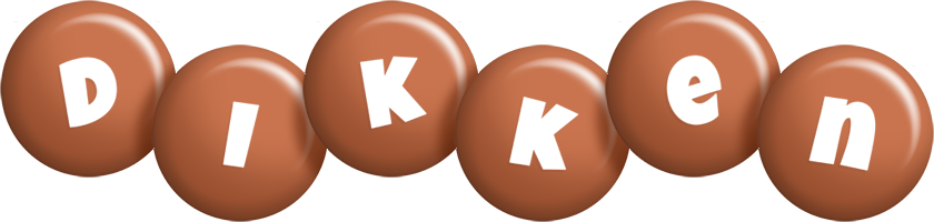 Dikken candy-brown logo