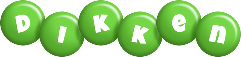 Dikken candy-green logo