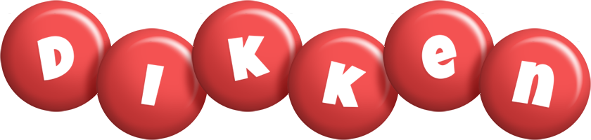 Dikken candy-red logo