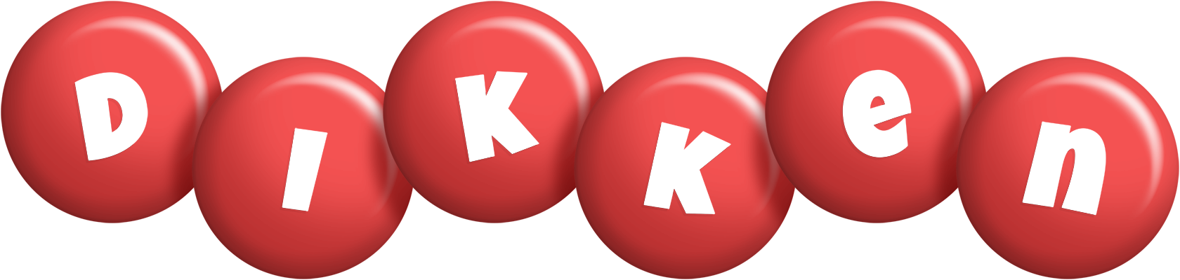 Dikken candy-red logo