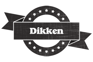 Dikken grunge logo