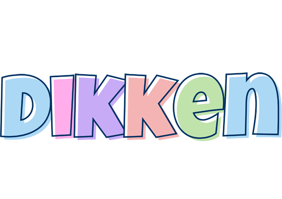 Dikken pastel logo