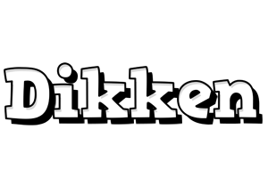 Dikken snowing logo