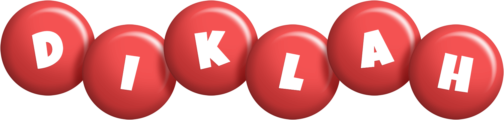 Diklah candy-red logo