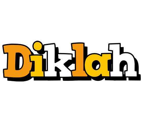 Diklah cartoon logo