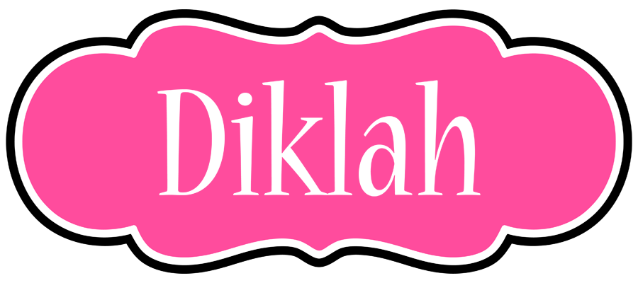 Diklah invitation logo