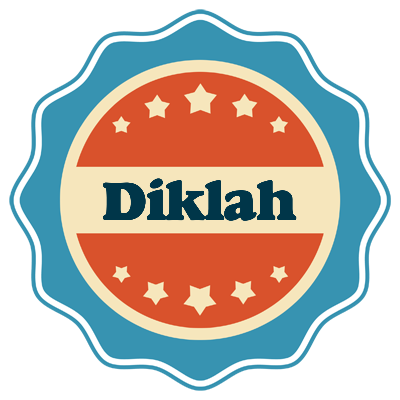 Diklah labels logo
