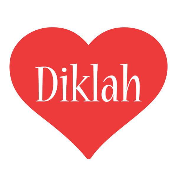 Diklah love logo