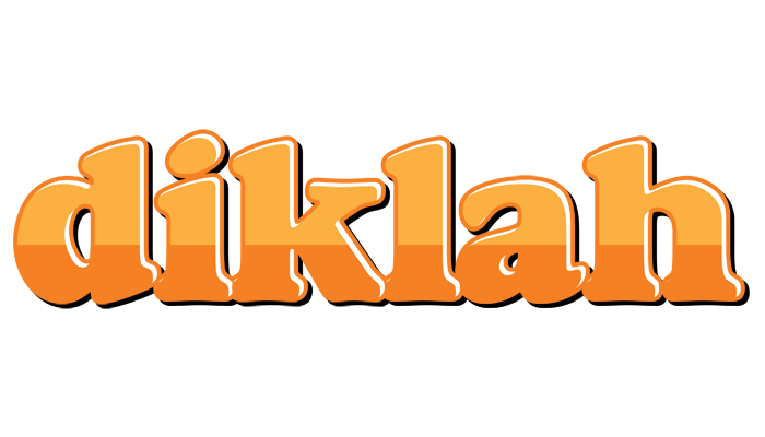 Diklah orange logo