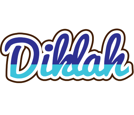 Diklah raining logo