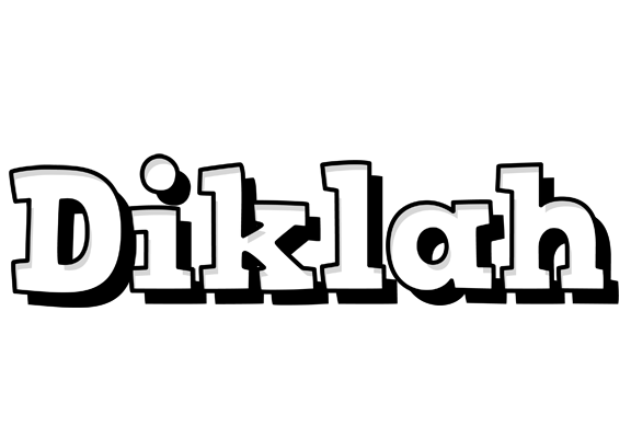 Diklah snowing logo
