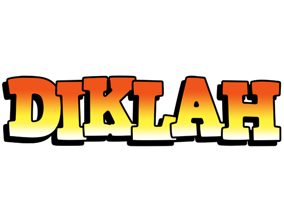 Diklah sunset logo