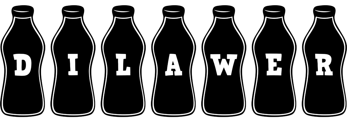 Dilawer bottle logo
