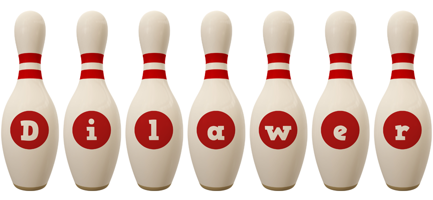 Dilawer bowling-pin logo