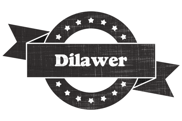 Dilawer grunge logo