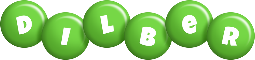 Dilber candy-green logo