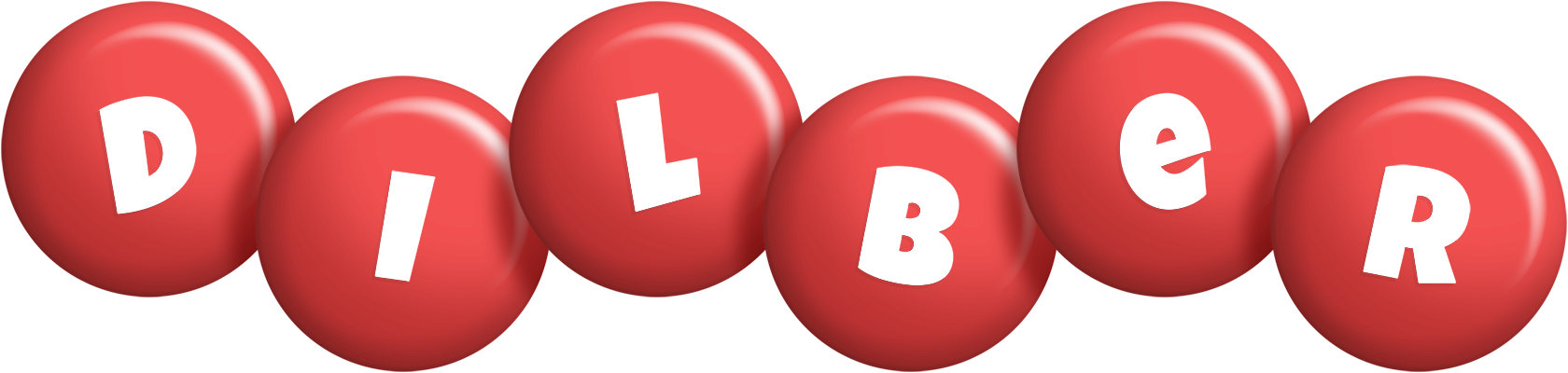 Dilber candy-red logo