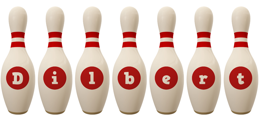 Dilbert bowling-pin logo