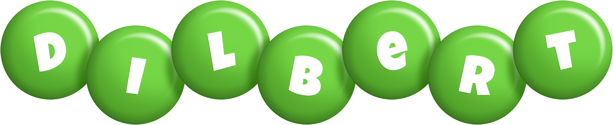 Dilbert candy-green logo