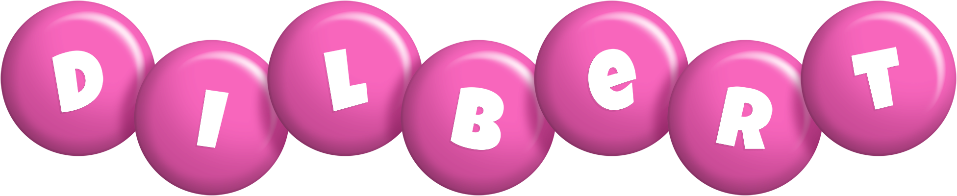 Dilbert candy-pink logo