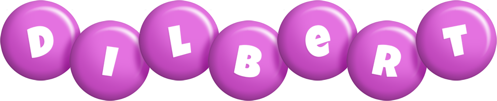 Dilbert candy-purple logo