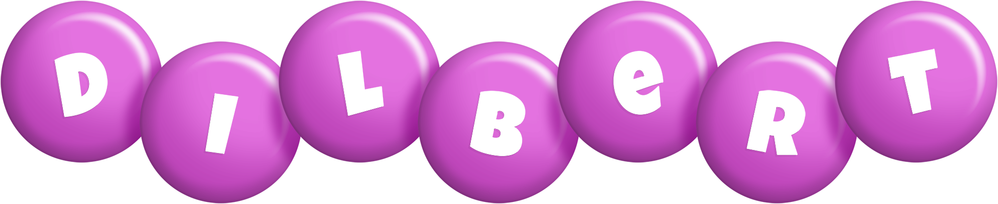 Dilbert candy-purple logo