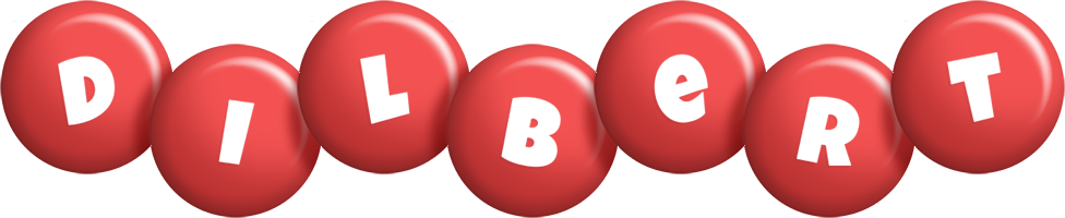 Dilbert candy-red logo